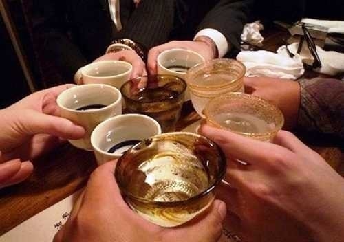 冷酒と焼酎